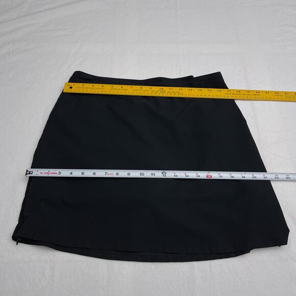 Patagonia Skirt Skort Women 10 Black Duway Golf Shorts Side Zip Active Casual - Picture 8 of 9